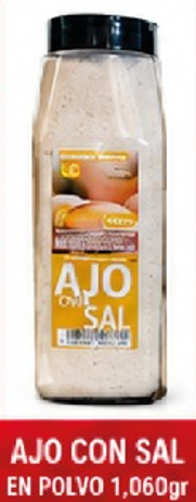 Ajo con Sal en polvo 1,060gr